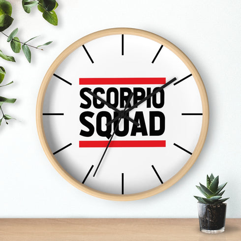 Scorpio Squad Wall clock